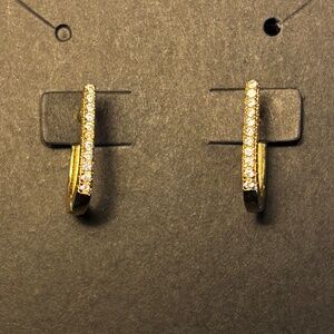 Arms of Eve Gold Huggie Earrings